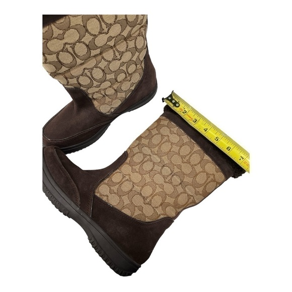 Coach Women's Sherman Signature Cold Weather Boots Size 8 B - Picture 7 of 15